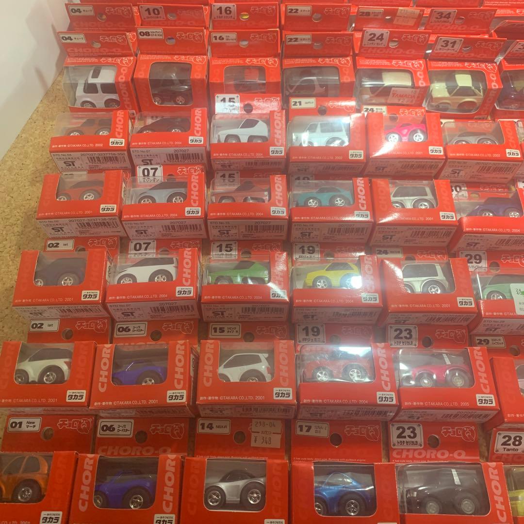 チョロQ まとめ売り　赤箱　色違いも含む　140台↑ 欠番あり