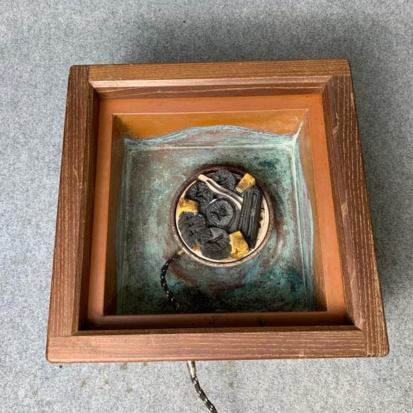 桑製置炉電熱器付き [B33497]