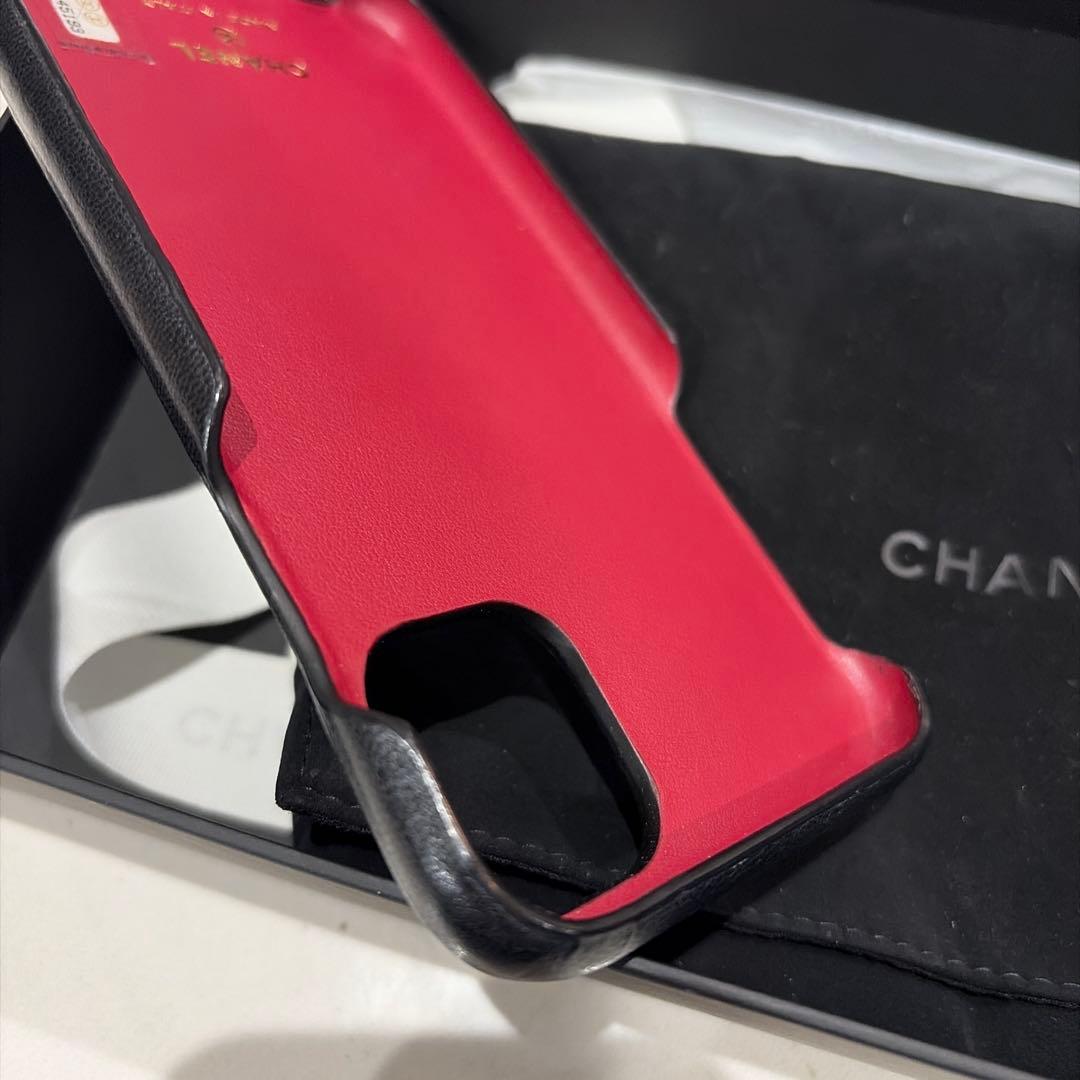 サリア　CHANEL iPhone11ケース ブラック