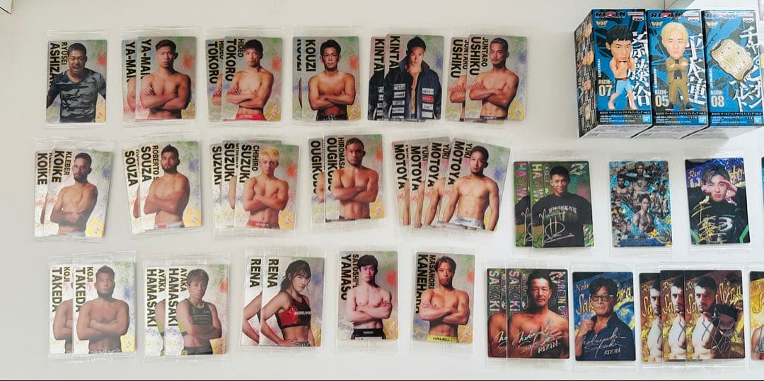 RIZIN カードウエハース　フィギュア　まとめ売り　レアカード多数