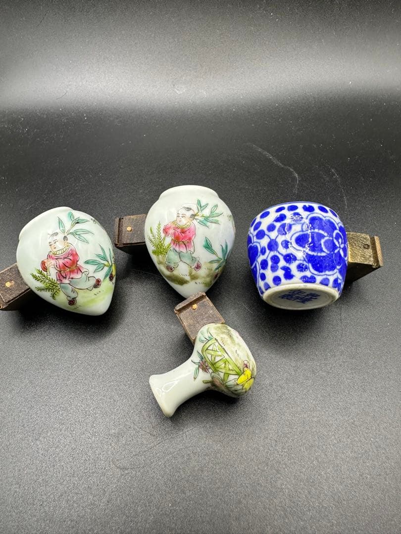 鸟食罐，中国，古玩，骨董，清時代，置物