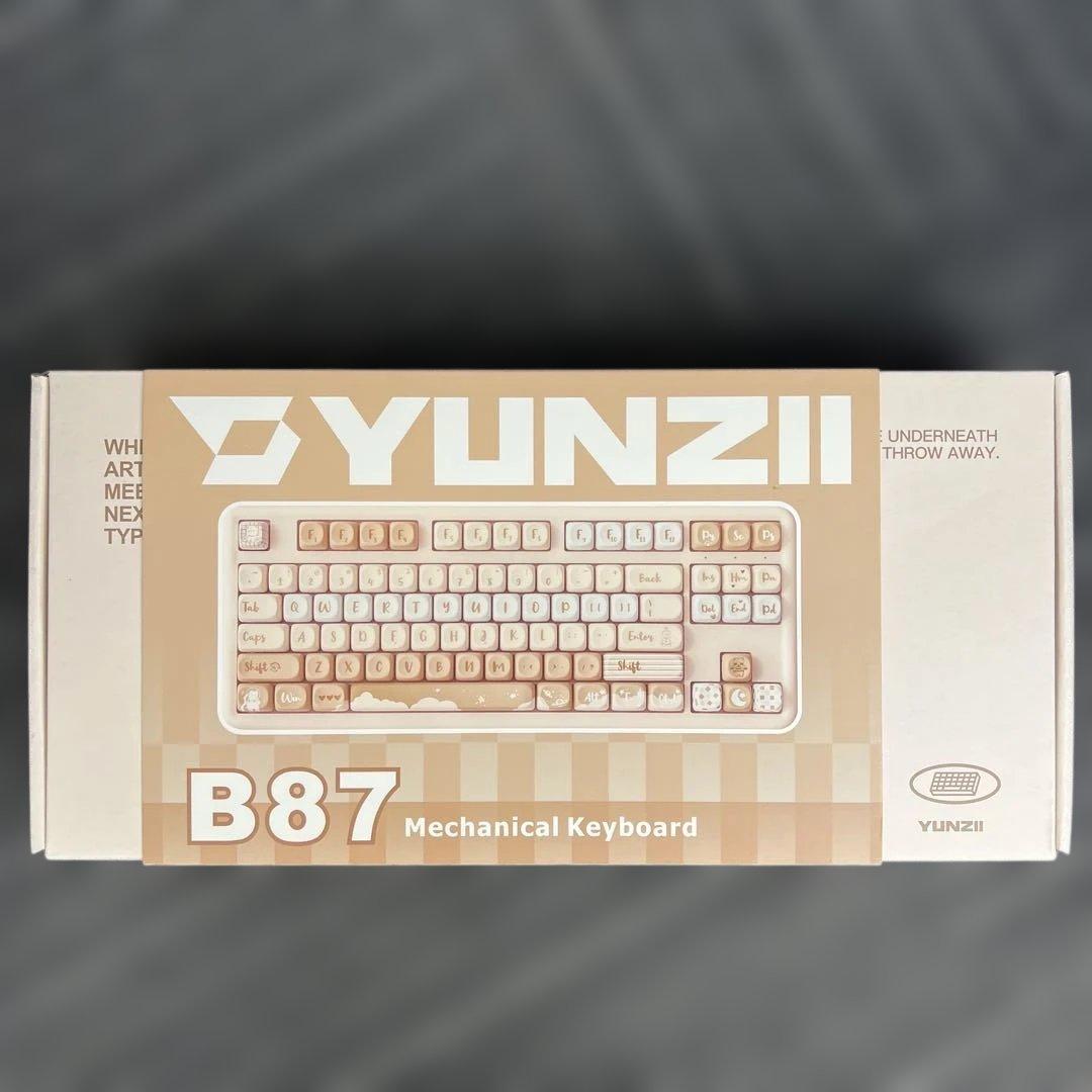 1点限り　512465 YUNZII B87 ワイヤレスメカニカルキーボード