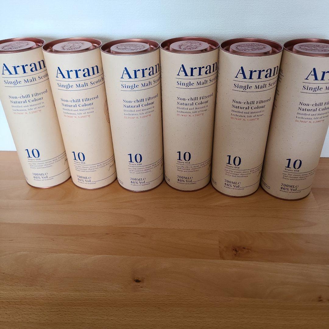 Arran 10年 シングルモルトウイスキー 700ml6本