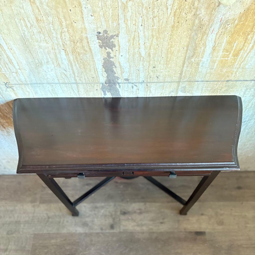 クラシック　コンソールテーブル　無垢材