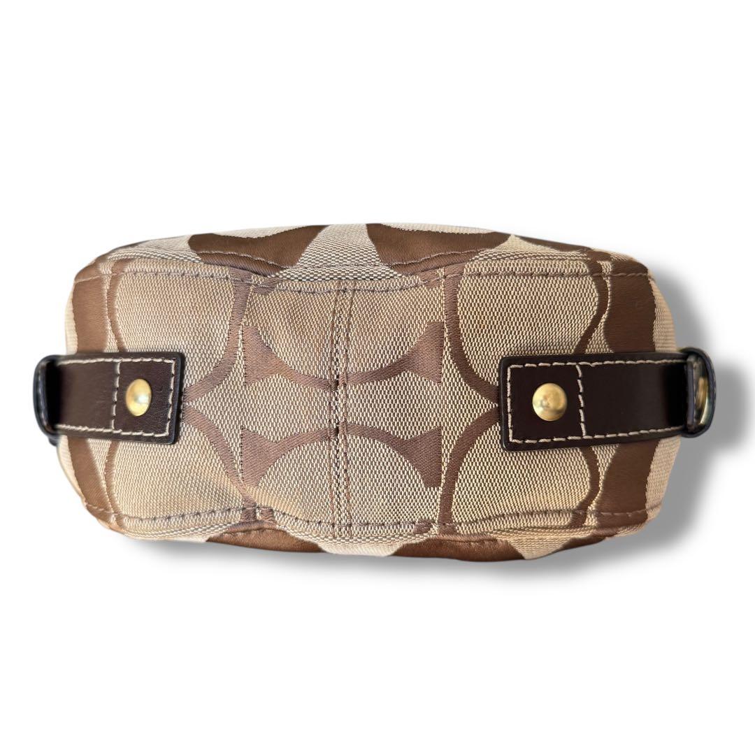 COACH コーチ シグネチャー ワンショルダーバッグ 黒 ブラック