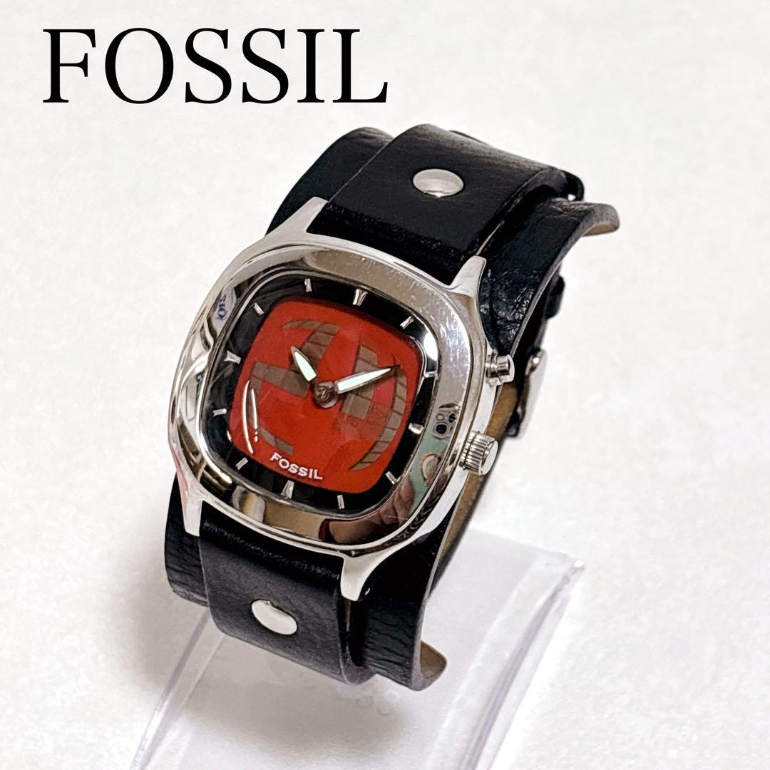 希少✨ FOSSIL　BIG TIC　JR-8292 アナデジ y2k　00's