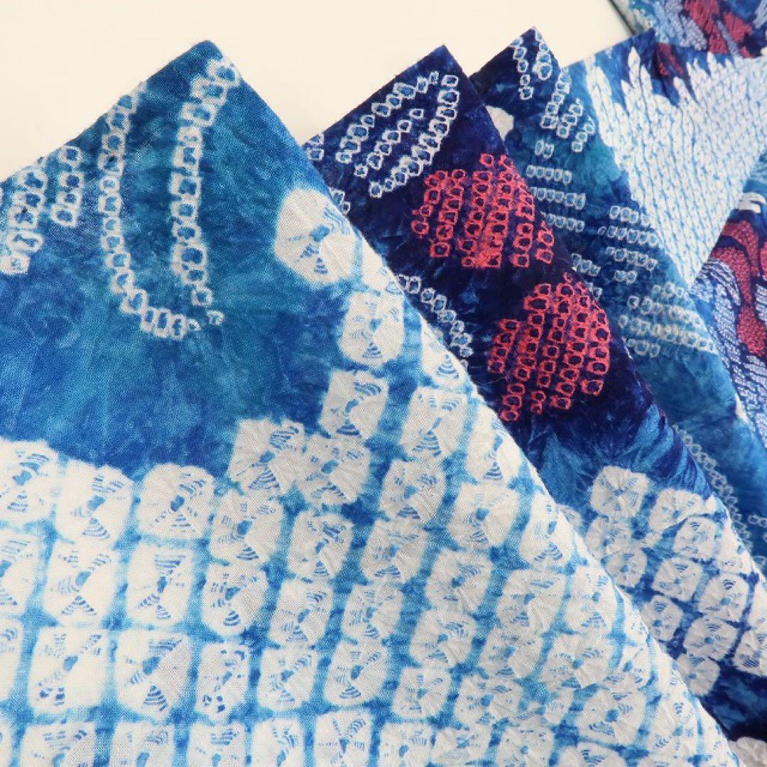 mieeeec✺美品 有松鳴海絞り 向日葵 高級浴衣 着物 A3387