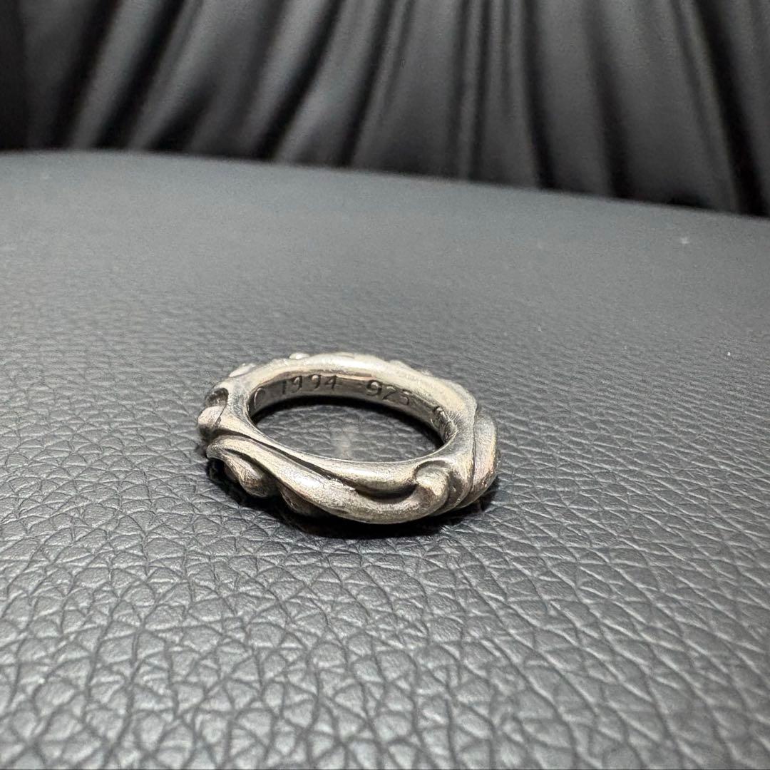 CHROME HEARTS クロムハーツ スクロールバンド リング　11号