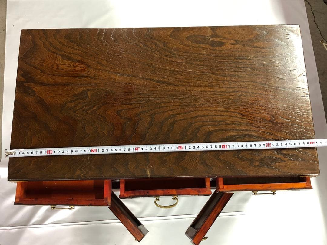 も*ん様 業者買取品！李朝家具 魚型錠前 手描き人物図 モリジャン 箪笥 飾り棚