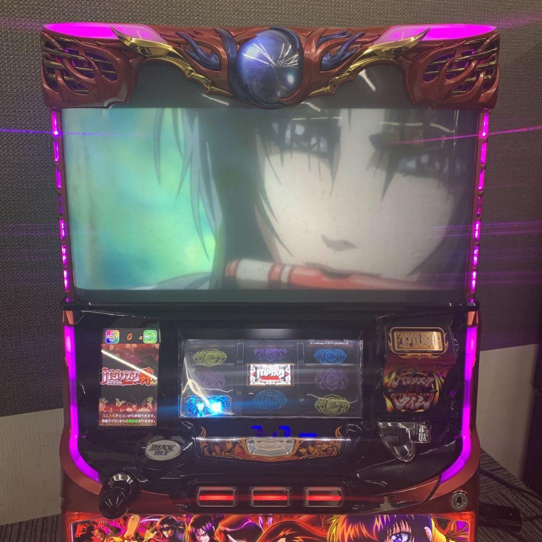 パチスロ実機　バジリスク絆２・伊賀パネル　　不要機付　送料無料