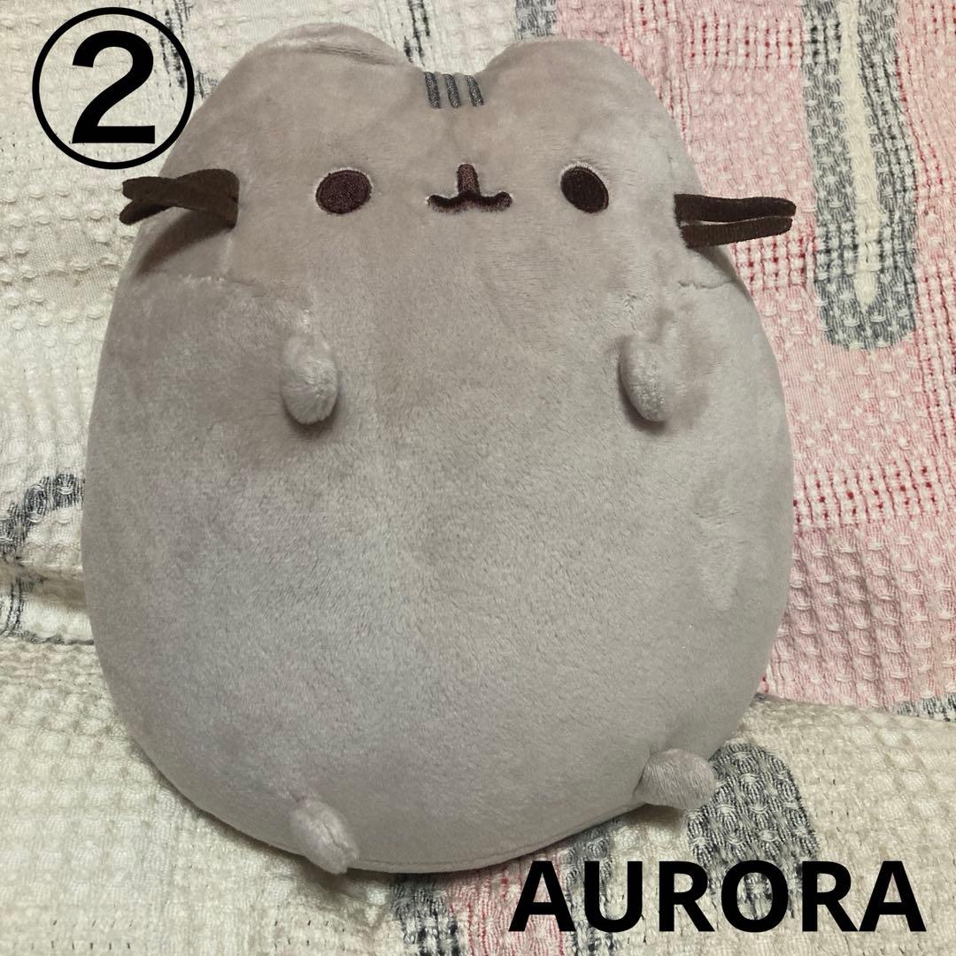 ねこのプシーン Pusheen ぬいぐるみ3コ 中古品　GUND&AURORA