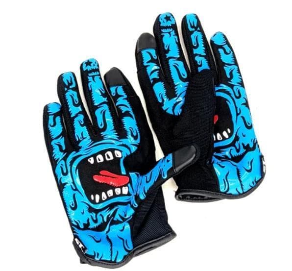 新品　サンタクルーズ x MxMxM スクリーミングハンドグローブ　黒青