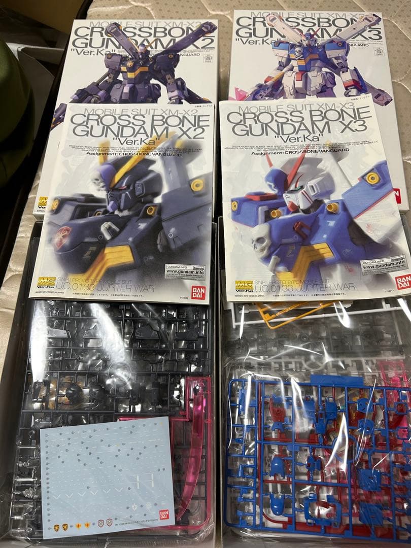 【新品未組立】MG クロスボーンガンダムX2・X3 セット販売