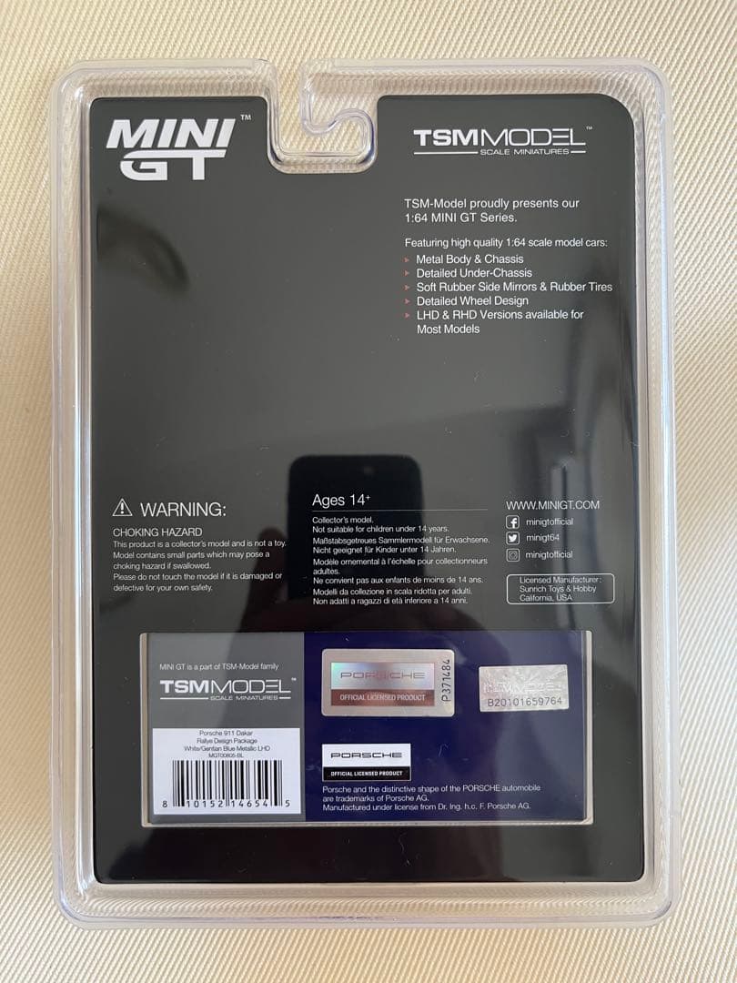 MINI GT Porsche 911 Dakar 1/64 ブリスター