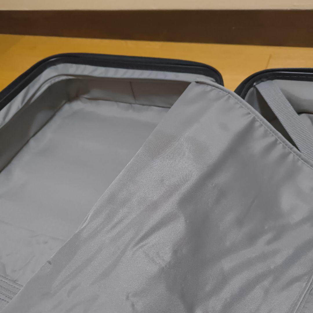36L 無印良品 ハード キャリーケース ネイビー　機内持ち込みサイズ