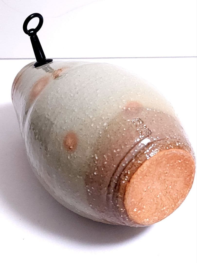 十三代 田原陶兵衛 萩焼 掛花入 共箱 共布 栞 茶道具 花瓶