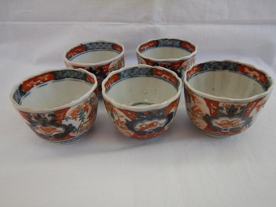 古伊万里色絵湯吞み