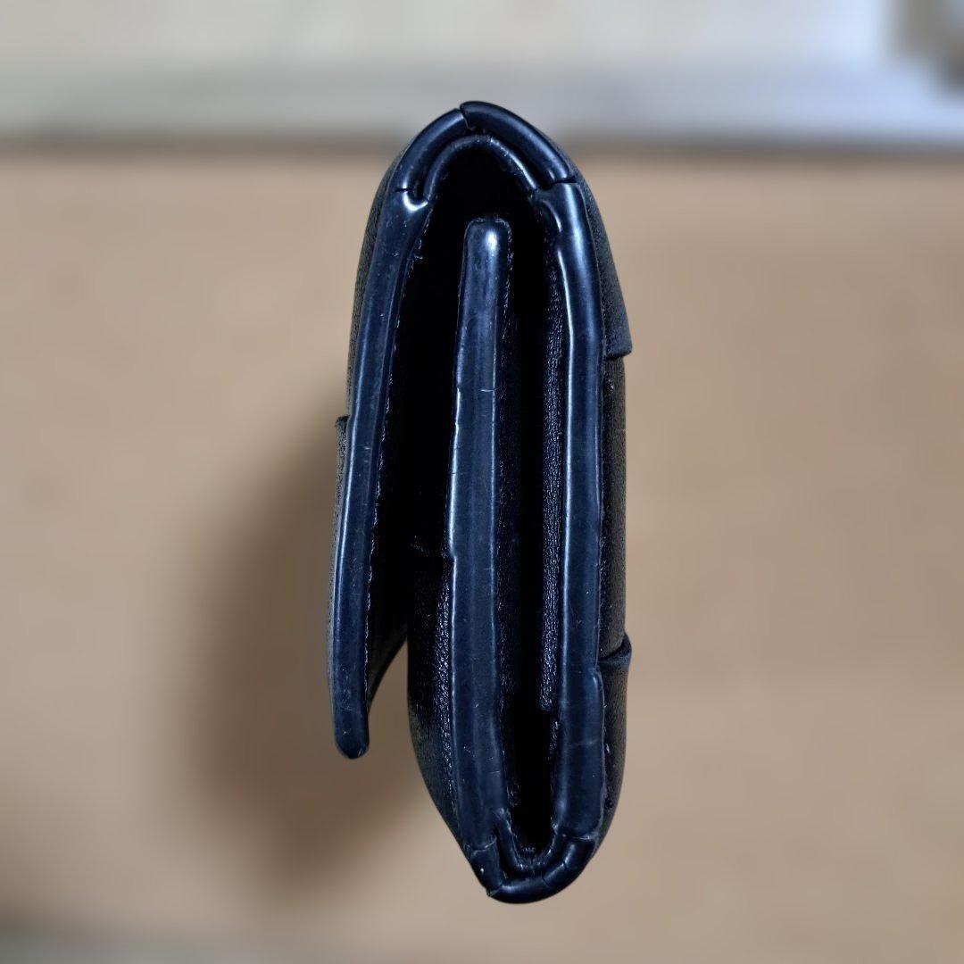 ボッテガヴェネタ カセット 三つ折り財布 ブラック