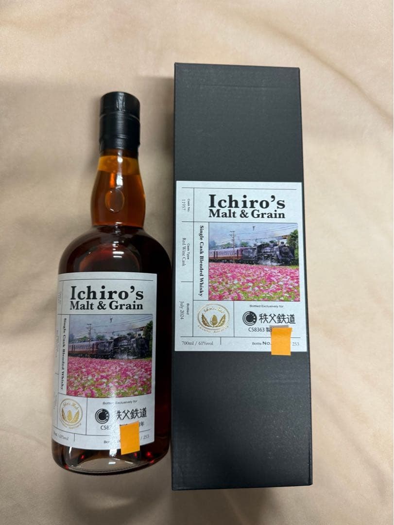 イチローズモルト秩父鉄道記念ボトル　　限定253本