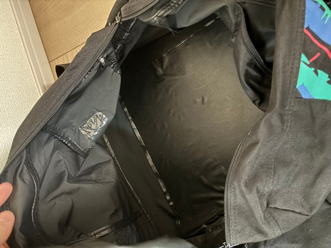 HKS ボストンバッグ 黒/マルチカラー（非売品）