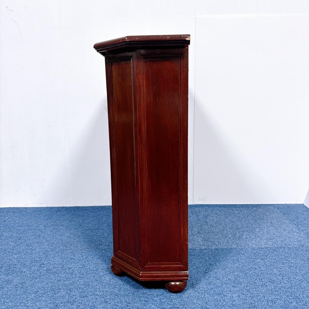 イタリア製 西洋 アンティーク家具 コンソール キャビネット 飾り棚