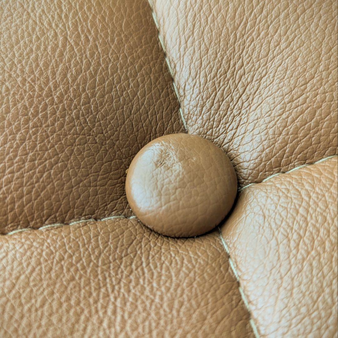 カリモク60 オットマン キャメル