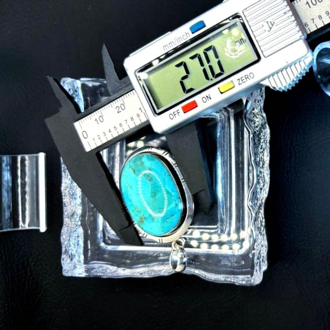 ターコイズ　ネックレス　トップ　インディアンジュエリー