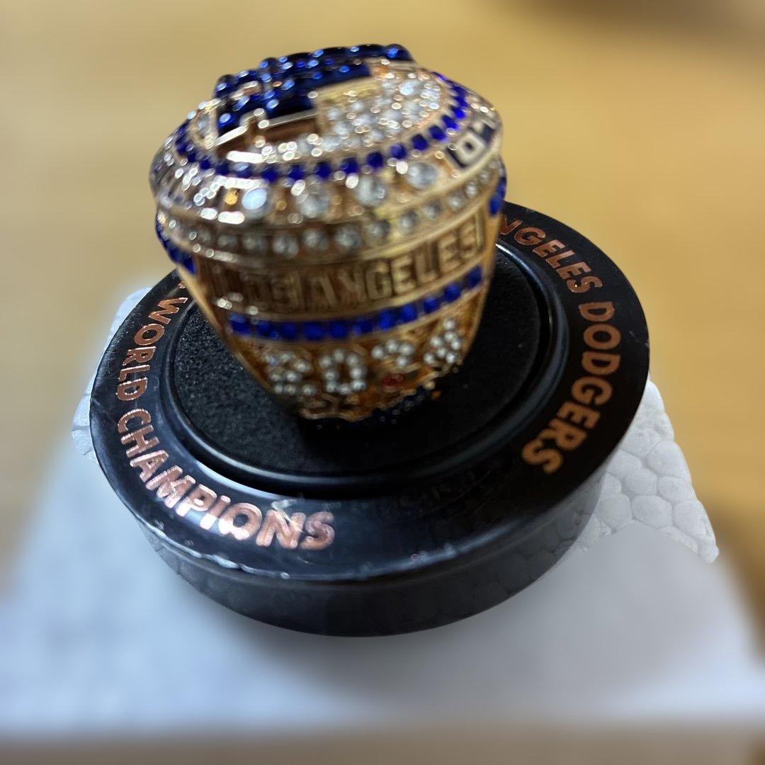 2024年ワールドチャンピオン記念リング 2025年8／6限定配布 大谷翔平