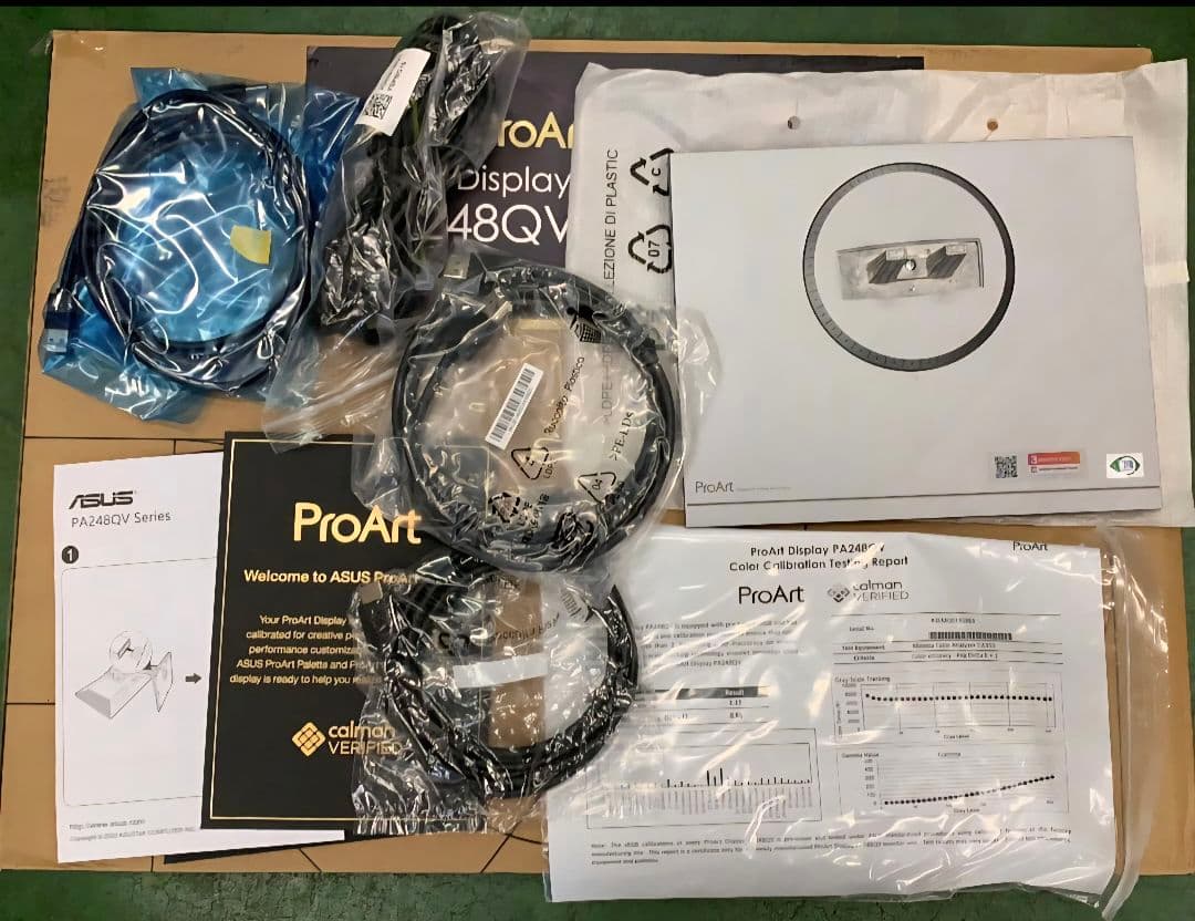 美品 ASUS ProArt PA248QV モニター 24.1インチ 75Hz