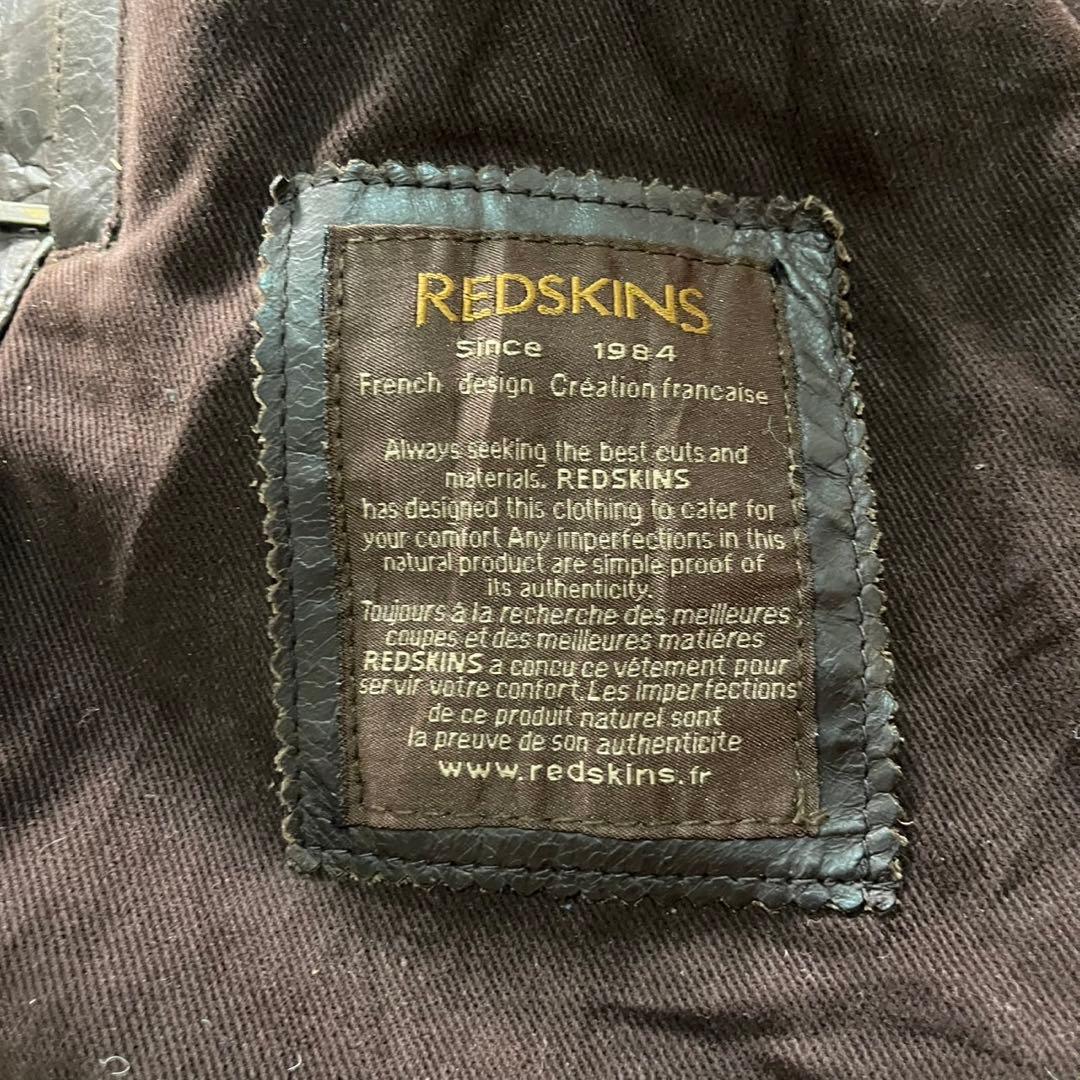 Redskins フランス ユーロ レザージャケット 肉厚 本革 ヴィンテージ