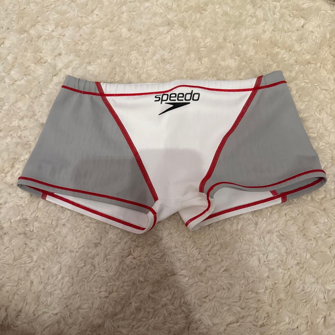 Speedo シグマ　SD70B53J 競泳水着 ホワイト/グレー/レッド