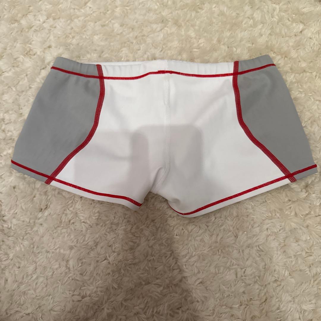 Speedo シグマ　SD70B53J 競泳水着 ホワイト/グレー/レッド