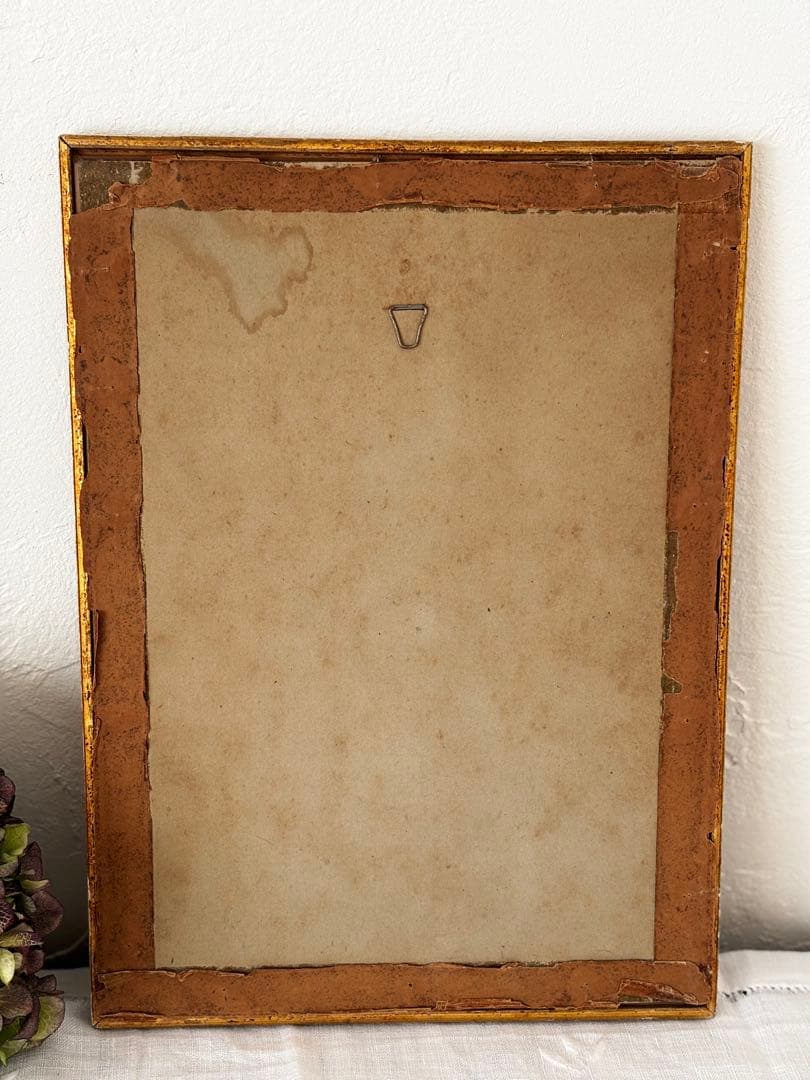 フランス　蚤の市　19世紀　額　ブロカント