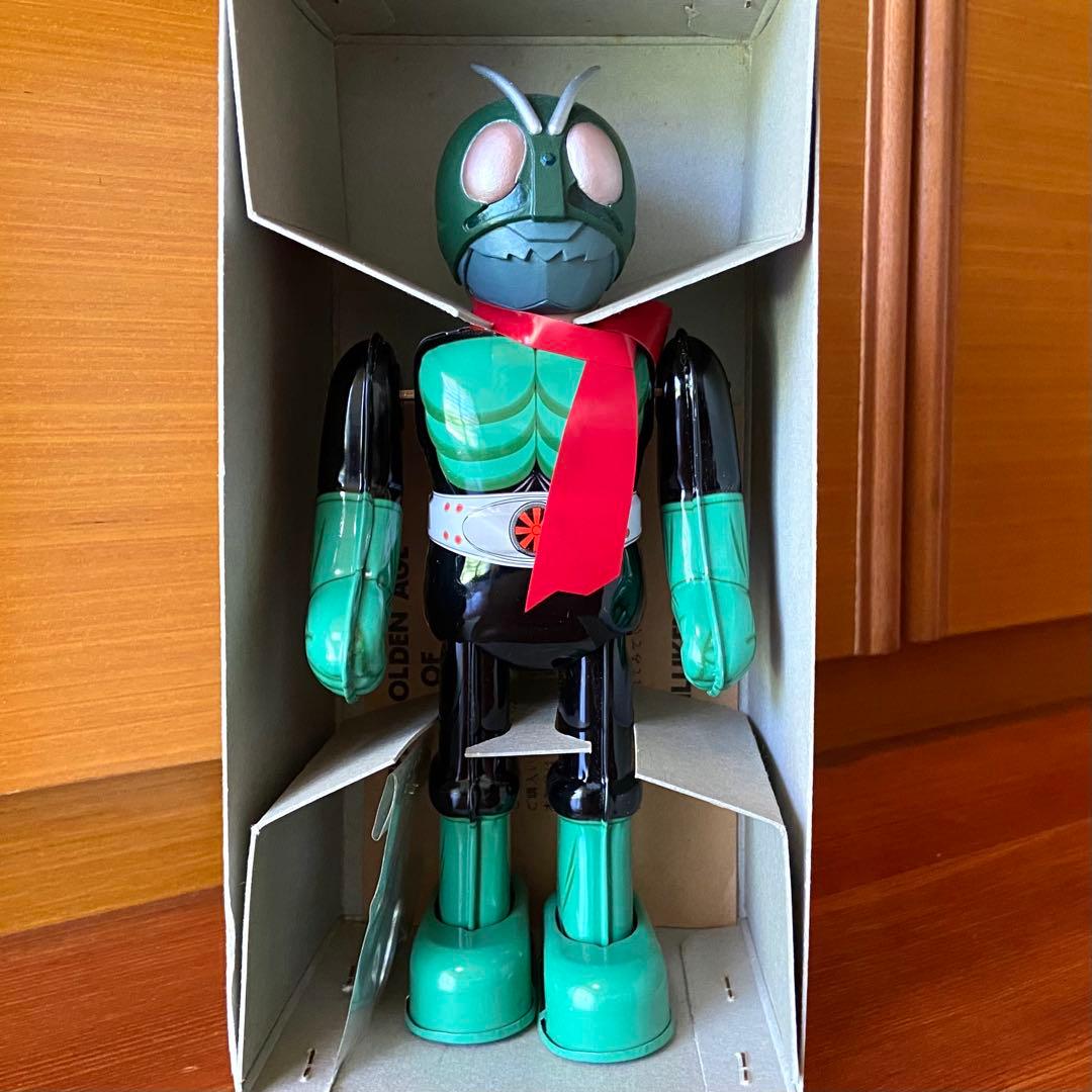 仮面ライダー　ビリケン商会　ブリキ　ゼンマイ　フィギュア　石森章太郎