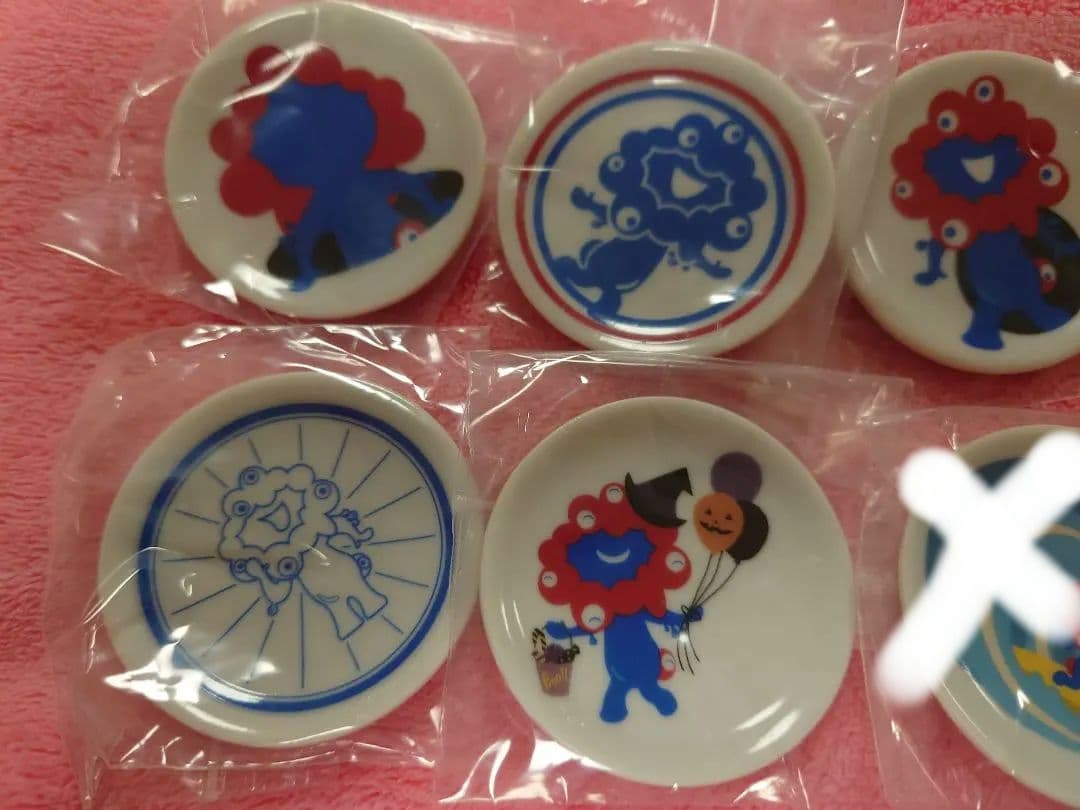 大阪関西万博　ミャクミャク　九谷焼豆皿　6個セット