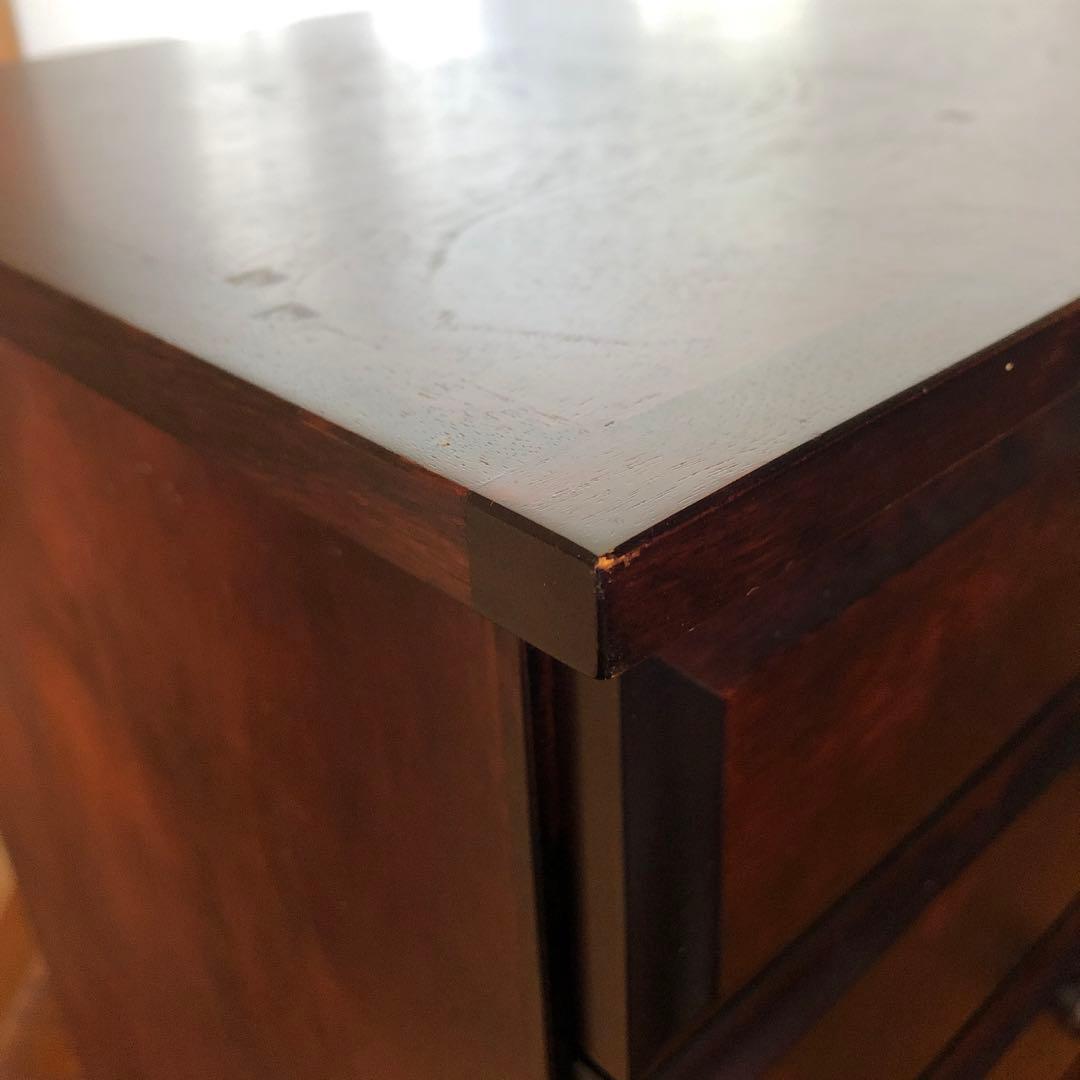 北海民芸　北海道民芸　民芸小箱　チェスト　6段　天然木