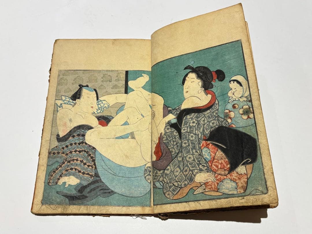 「色道十八ケ条 中巻」麿丸（歌川国麿）画 1冊|艶本 春画 浮世絵 江戸時代