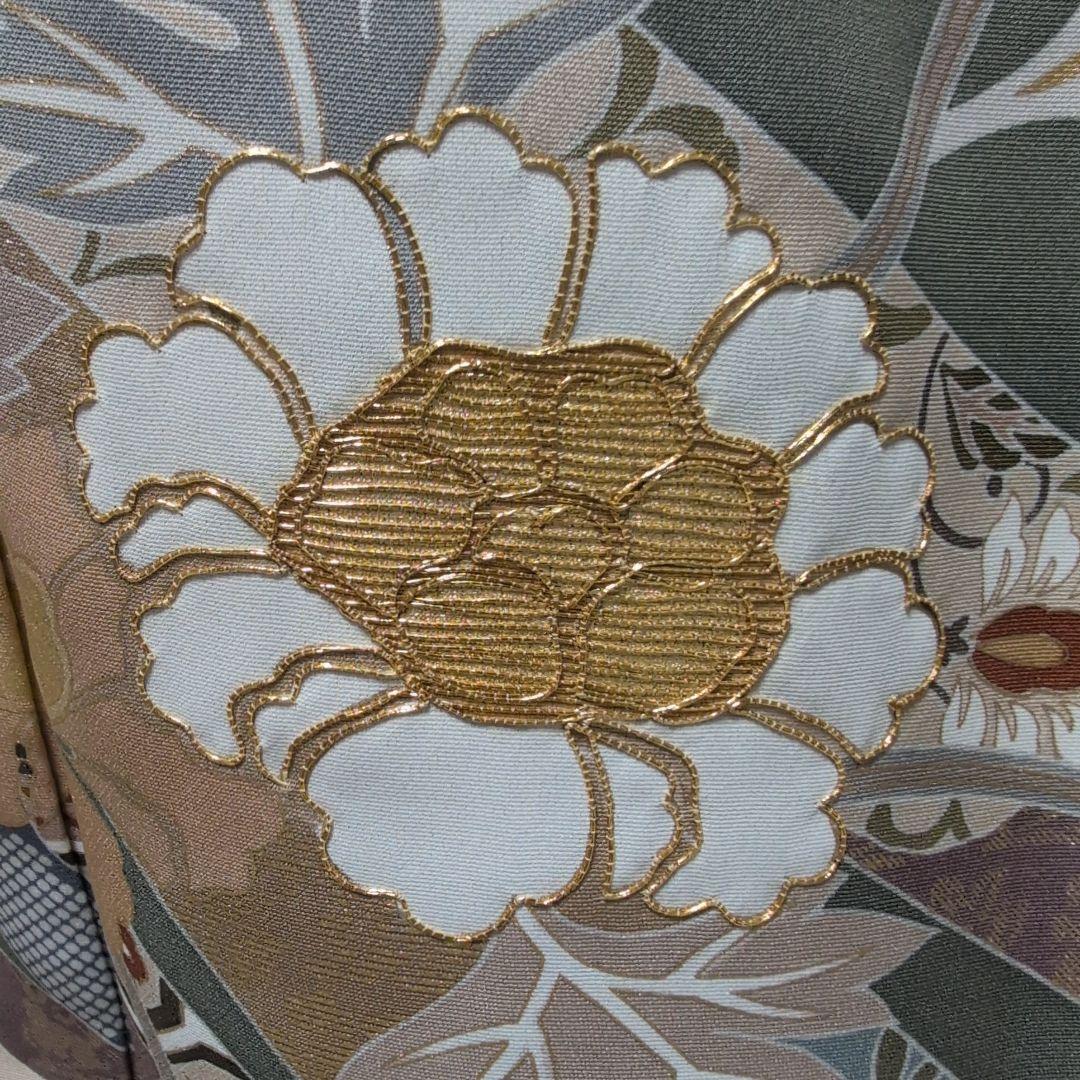 みっちょる様正絹色留袖　金駒金箔　落款　一つ紋