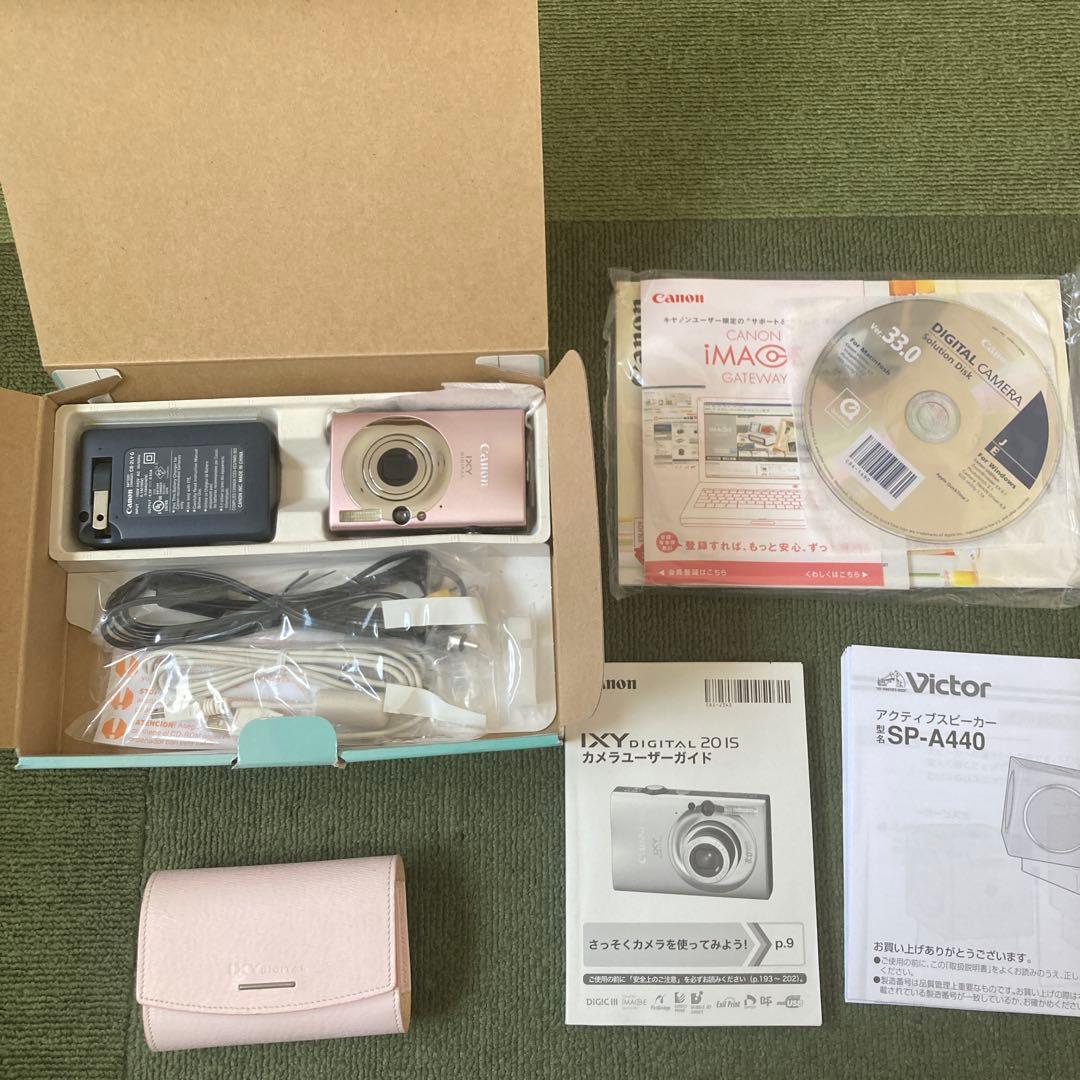 Canon IXY デジタルカメラ ピンク