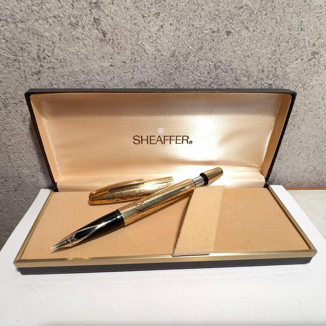 ■シェーファー 金張り インペリアル 万年筆 14K XF 洗浄済■