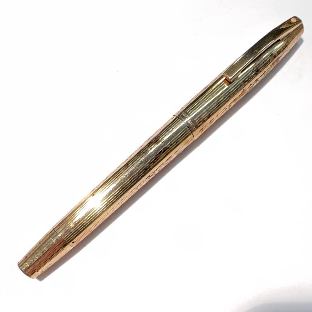 ■シェーファー 金張り インペリアル 万年筆 14K XF 洗浄済■