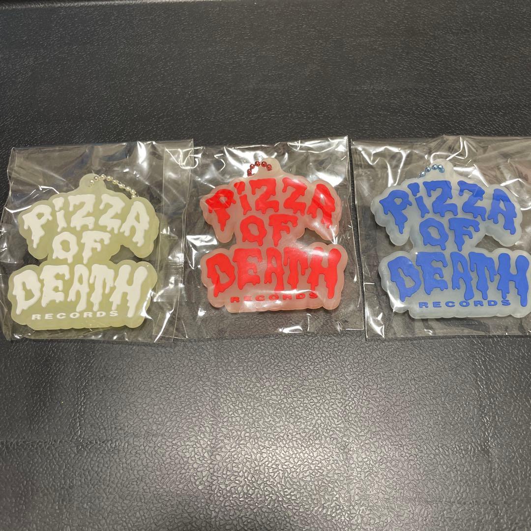 PIZZA OF DEATH キーホルダー 3色セットkenyokoyama