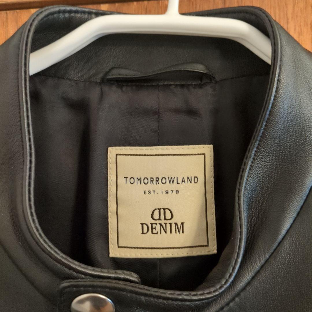 DENIM×tomrrowland別注 シングルライダースジャケット サイズ44
