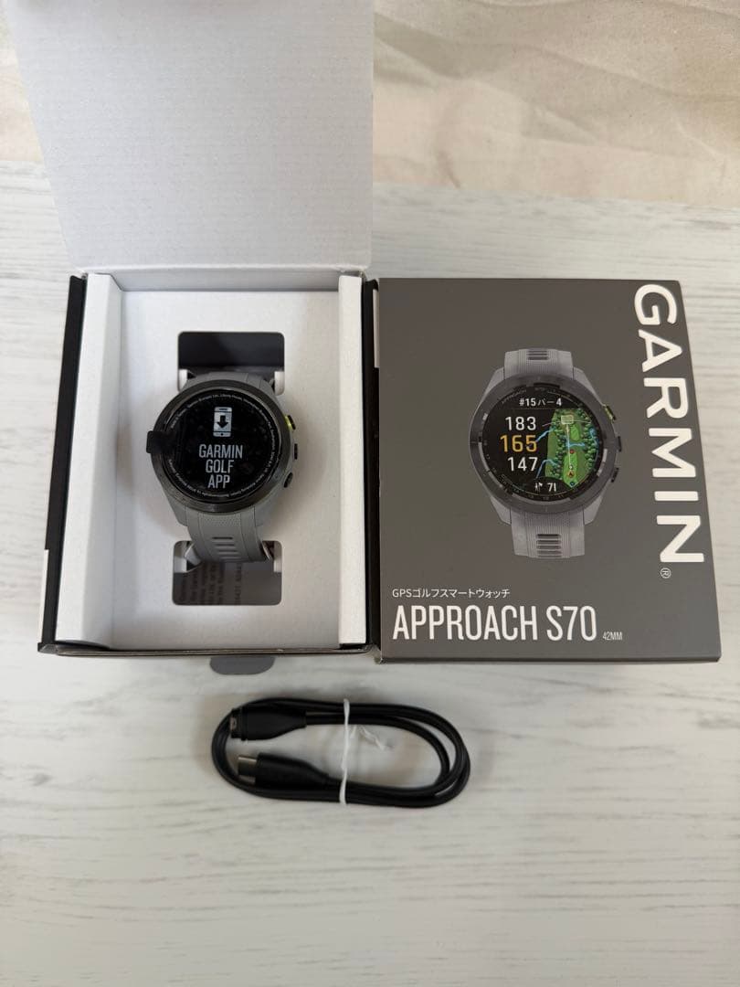 GARMIN APPROACH S70 GPSゴルフスマートウォッチ 42mm