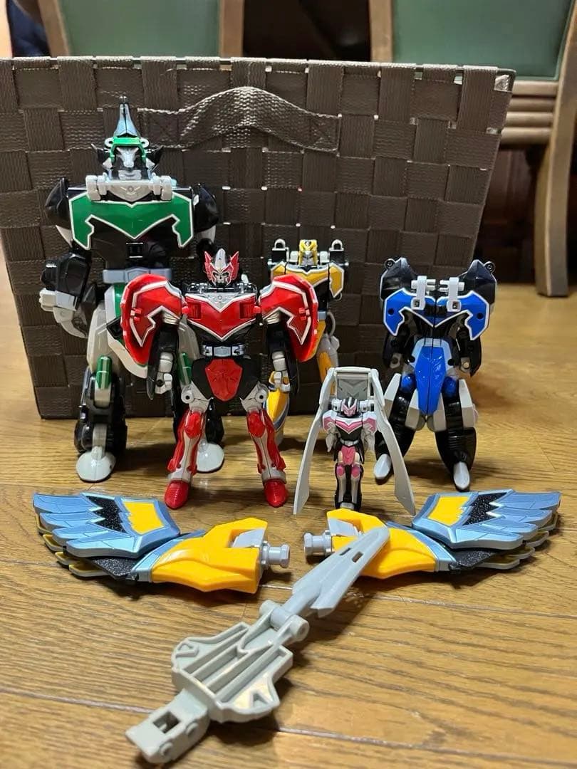 魔神合体DXマジキング 魔法戦隊マジレンジャー 5体セット 不足あり