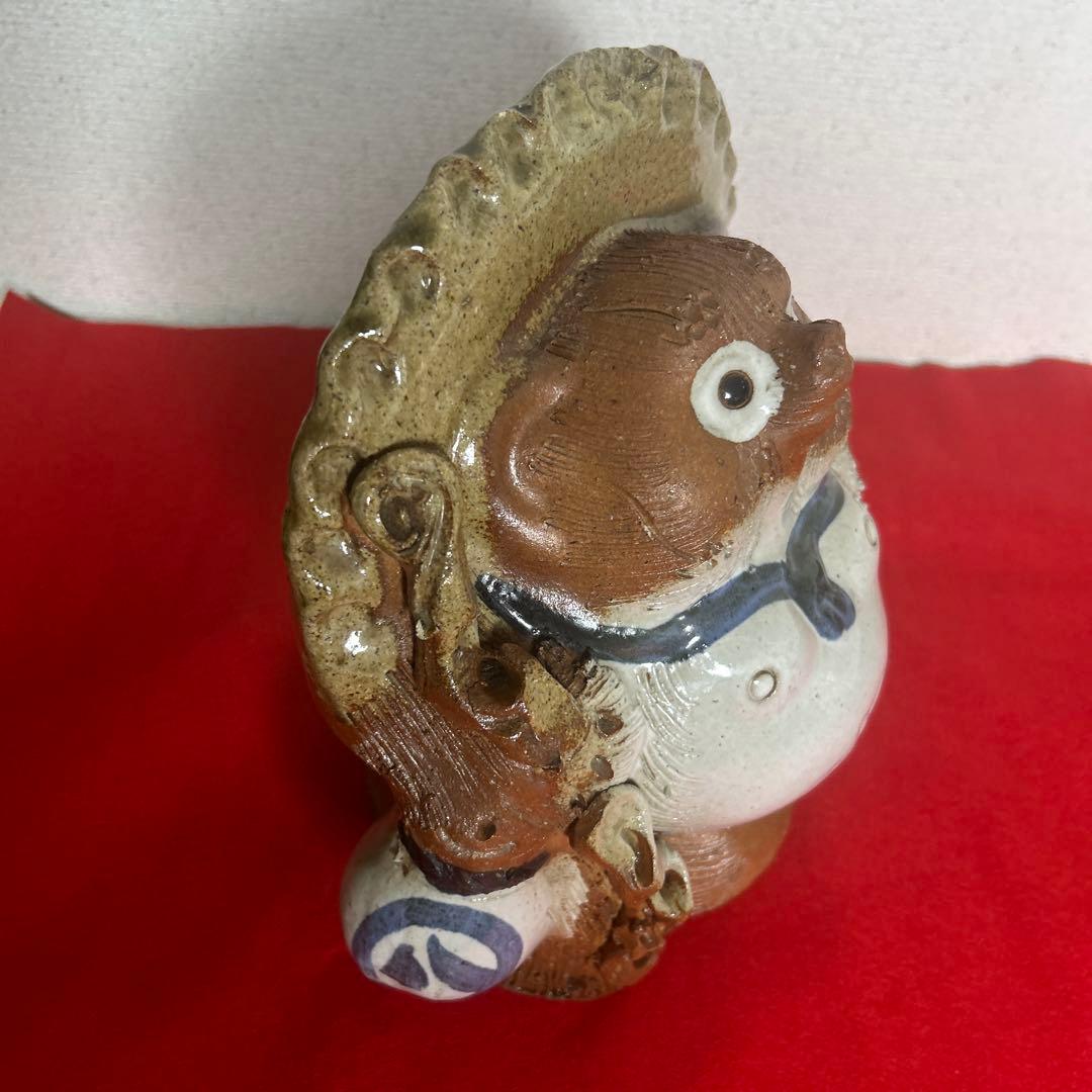 自宅保管品　狸の置物