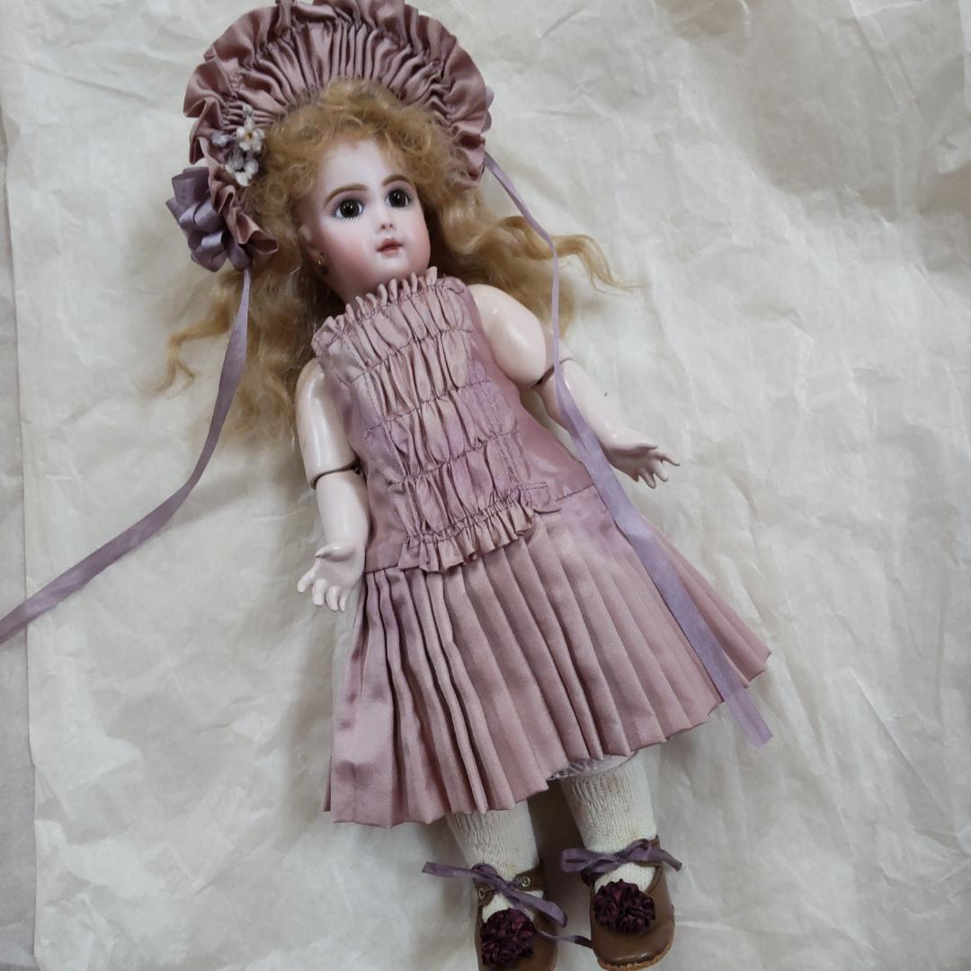 テートジュモー　アンティークドール　リプロ　人形　ミレット