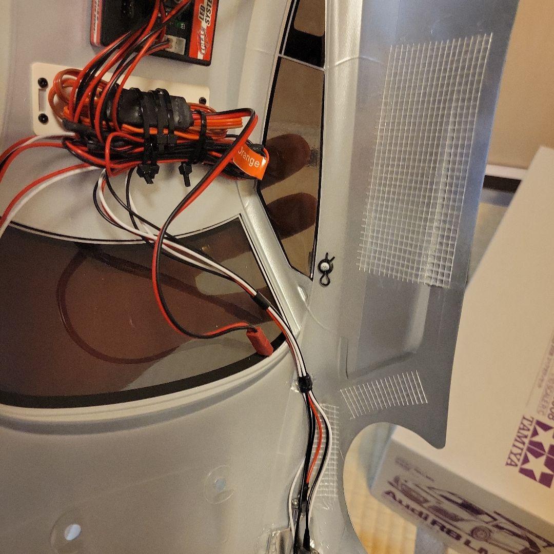 1/10RCタミヤGTR35ボディ、パトカー仕様