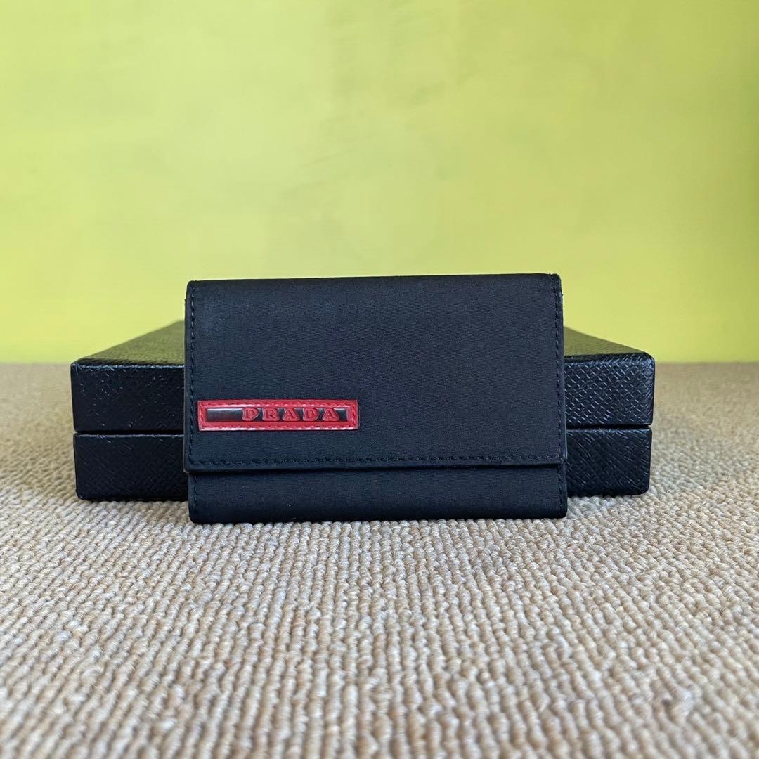 正規品❤️美品⭐️プラダ　PRADA 男女　キーケース　ブラック