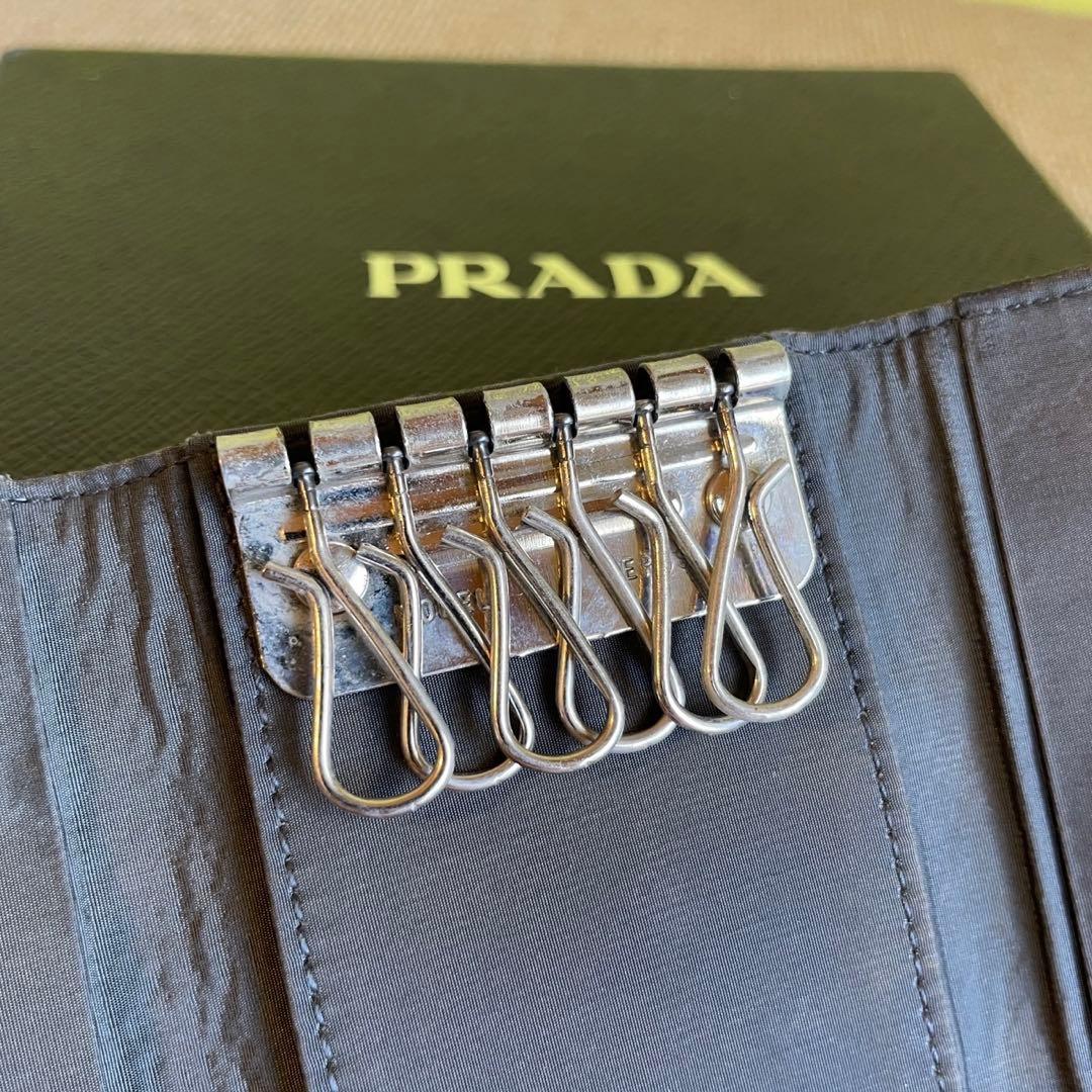 正規品❤️美品⭐️プラダ　PRADA 男女　キーケース　ブラック